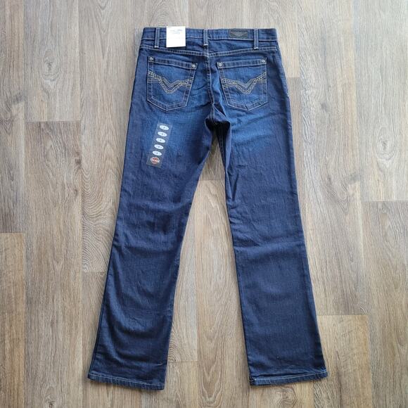 Harley Davidson Embellished Stretch Bootcut Jeans Size 8R - Picture 2 of 11